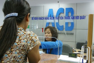 Cổ phiếu ACB tăng trở lại sau 3 ngày giảm sâu