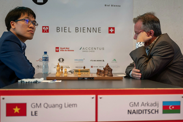 Quang Liêm đứng trước cơ hội vô địch giải Biel Grandmaster