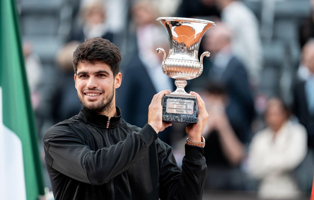 Đánh bại Sinner, Alcaraz lên ngôi tại Italian Open - 1 Đánh bại Sinner, Alcaraz lên ngôi tại Italian Open - 1