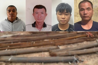 Khởi tố nhóm công nhân trộm hơn 15 tấn thép tại khu công nghiệp Quảng Ninh