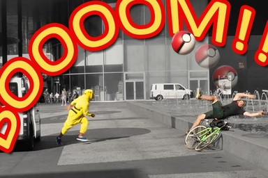 Clip Pokemon "bắt" người thu hút hàng triệu lượt xem trên YouTube