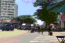 Xịt hơi cay vào mặt, chém người sau va chạm giao thông