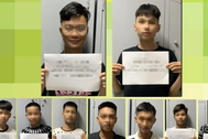 Nhóm thanh thiếu niên ném chai bia khiêu khích, cướp tài sản người đi đường