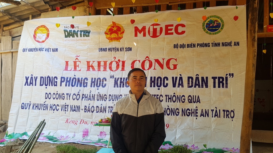 Báo Dân trí khởi công xây dựng trường Mầm non sát biên giới Việt - Lào - 3