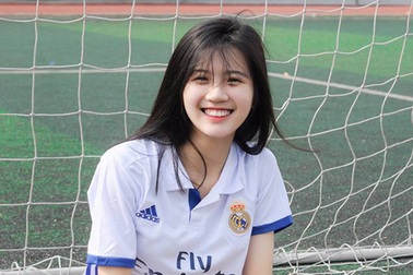 “Hoa khôi sân cỏ” xinh đẹp, học giỏi của trường An ninh nhân dân