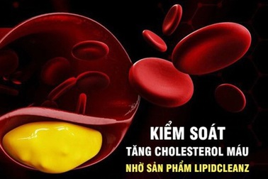 Hỗ trợ giảm cholesterol máu nhờ sản phẩm Lipidcleanz