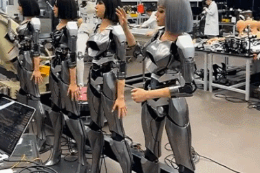 Bên trong nhà máy sản xuất robot giống hệt con người