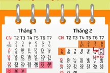 Infographics: Đề xuất lịch nghỉ Tết, Giỗ Tổ Hùng Vương và Quốc khánh 2/9 năm 2017