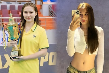"Hot girl bóng chuyền" 18 tuổi cao 1,73m, thần thái như hoa hậu