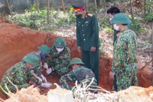 Quy tập nhiều hài cốt liệt sĩ cùng các di vật