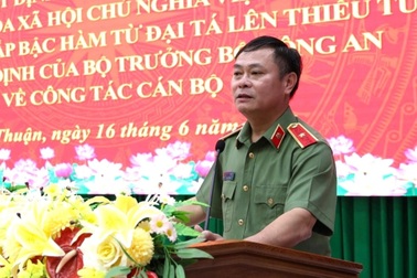 Giám đốc Công an tỉnh Ninh Thuận nhận nhiệm vụ mới