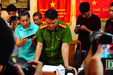 Trưởng phòng cảnh sát hình sự thông tin việc truy bắt đối tượng đâm các hiệp sĩ