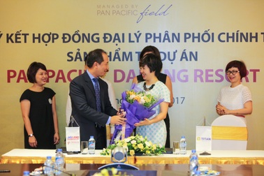 Lễ ký kết hợp đồng đại lý phân phối chính thức sản phẩm tại dự án Pan Pacific Danang Resort