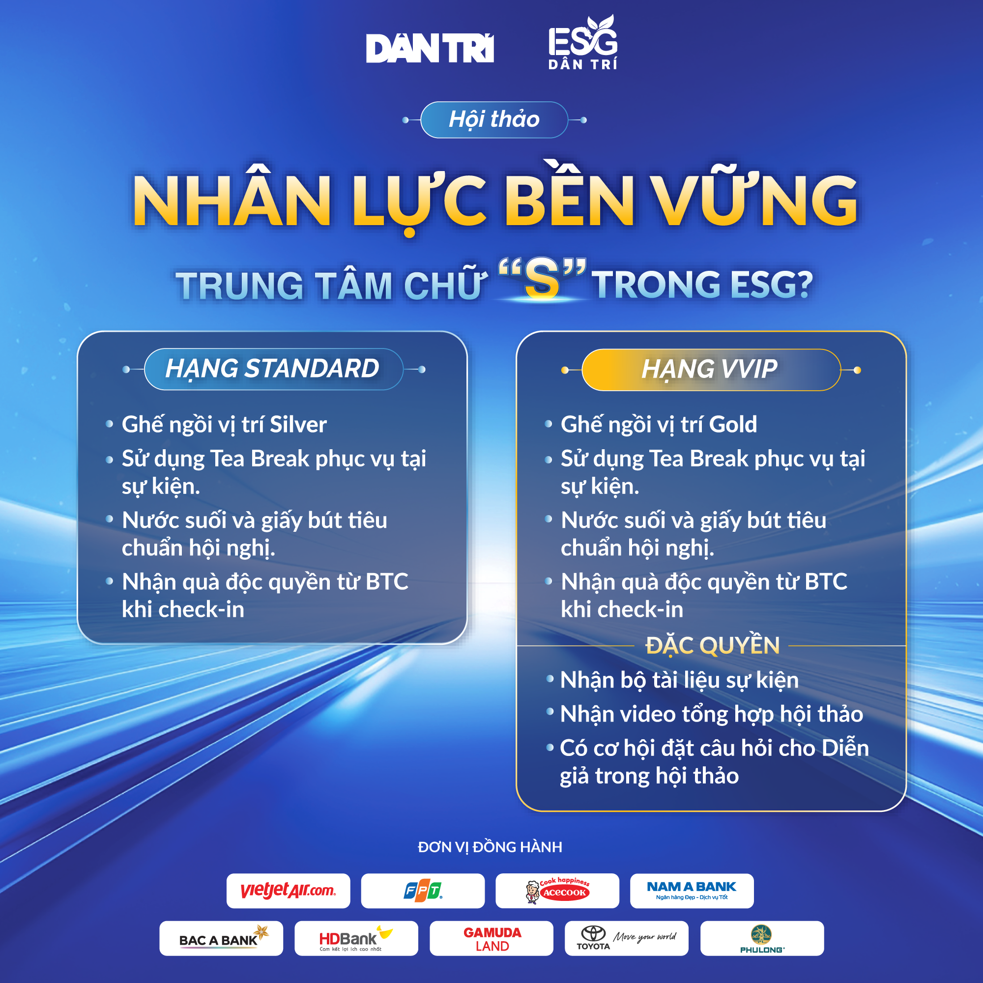 Poslední šance přihlásit se na workshop o udržitelných lidských zdrojích pořádaný novinami Dan Tri - 1 Cơ hội cuối đăng ký dự hội thảo nhân lực bền vững do báo Dân trí tổ chức - 1