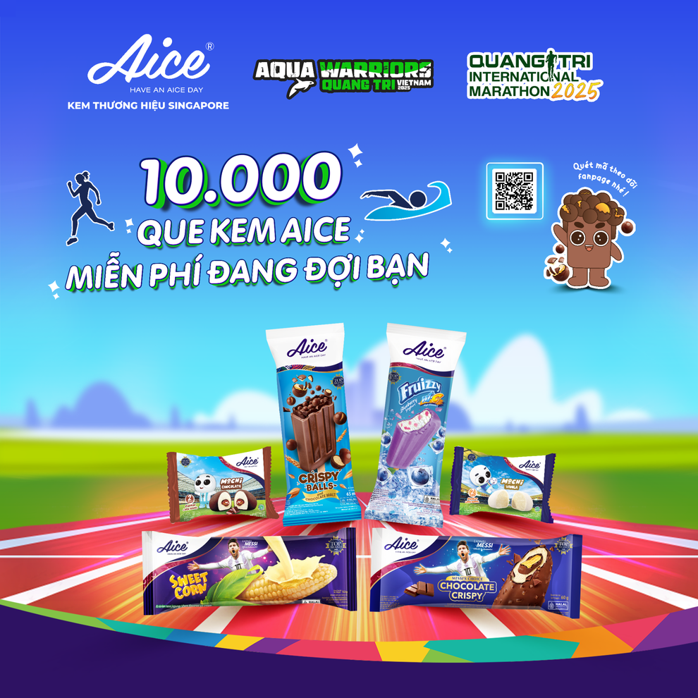 Cùng Aice chinh phục mọi đường đua với 10.000 que kem mát lạnh - 1 Cùng Aice chinh phục mọi đường đua với 10.000 que kem mát lạnh - 1