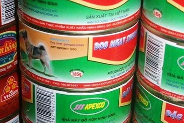 “Đặc sản thịt chó” đóng hộp từng được sản xuất để xuất khẩu