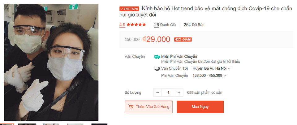Kính bảo hộ giá bèo “lột xác” thành kính phòng dịch đắt khách thời Covid-19 - 2 Kính bảo hộ giá bèo “lột xác” thành kính phòng dịch đắt khách thời Covid-19 - 2