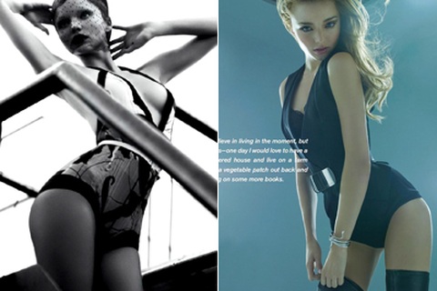 “Thiên thần nội y” Miranda Kerr thống trị các tạp chí thời trang