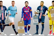 Messi bị Mbappe bỏ xa trong top 10 cầu thủ đắt giá nhất thế giới