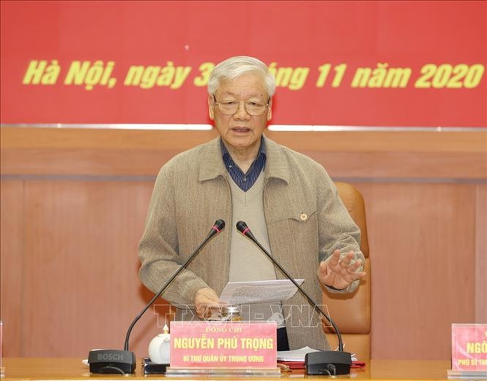 Tổng Bí thư, Chủ tịch nước chủ trì Hội nghị của Quân ủy Trung ương - 1 Tổng Bí thư, Chủ tịch nước chủ trì Hội nghị của Quân ủy Trung ương - 1