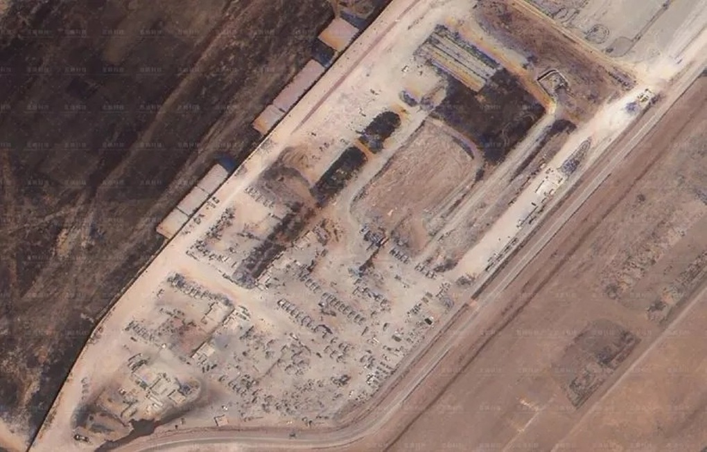 Ảnh vệ tinh cho thấy Israel tập trung binh lực quy mô lớn gần Gaza - 1