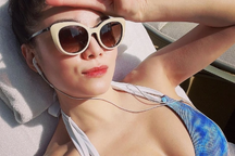 Mỹ nhân Hong Kong khoe chiến tích ăn đủ món ở Phú Quốc, thích mê phở bún