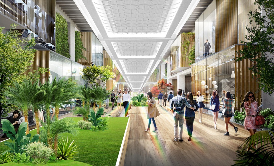 Triển khai tuyến phố đi bộ như trong sân bay Changi giữa lòng tòa tháp cao cấp nhất Ecopark - 2 Triển khai tuyến phố đi bộ như trong sân bay Changi giữa lòng tòa tháp cao cấp nhất Ecopark - 2