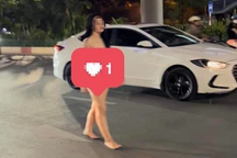 Công an thông tin vụ cô gái khỏa thân đi bộ ở đường Nguyễn Trãi