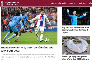 Dân trí ra mắt chuyên mục World Cup 2022