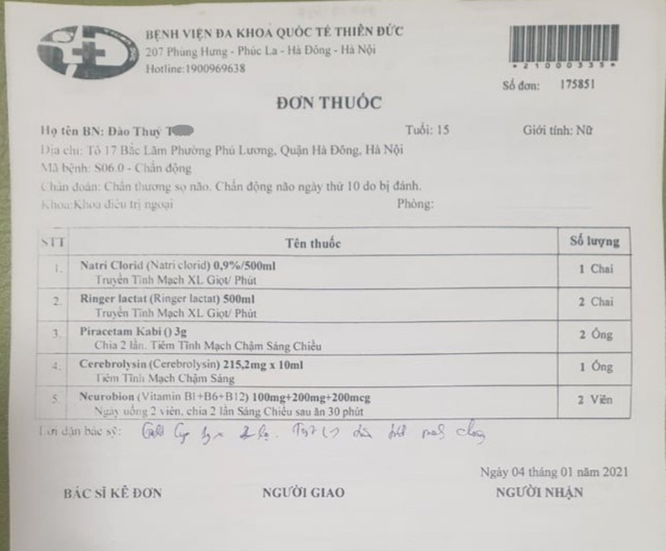 Vụ 2 nữ sinh bị đánh hội đồng: Một nạn nhân nhập viện do chấn thương sọ não - 2 Vụ 2 nữ sinh bị đánh hội đồng: Một nạn nhân nhập viện do chấn thương sọ não - 2