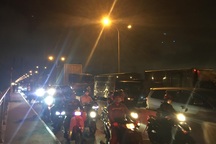 Cầu Phú Mỹ "tê liệt" gần 4 giờ vì tai nạn liên hoàn