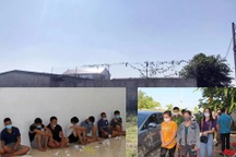 Hơn 50 cảnh sát đột kích trại gà, phá ổ đánh bạc lúc nửa đêm