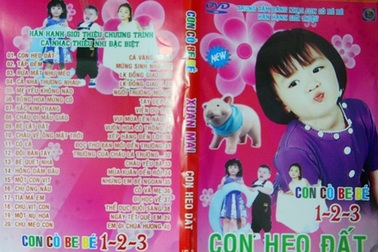 Nhiều đĩa thiếu nhi mới đã không còn in quảng cáo phim “cấp 3”