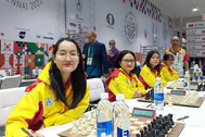 Cờ vua nữ Việt Nam thua đáng tiếc Kazakhstan