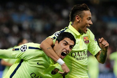 Neymar và Luis Suarez là cặp tiền đạo số 1 châu Âu