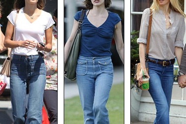 Quần ống rộng hot trở lại