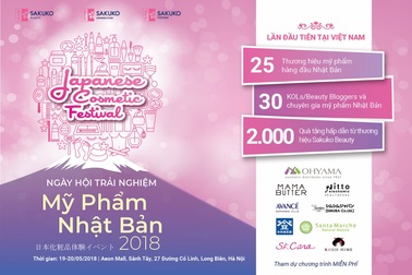 Ngày hội trải nghiệm mỹ phẩm Nhật Bản 2018