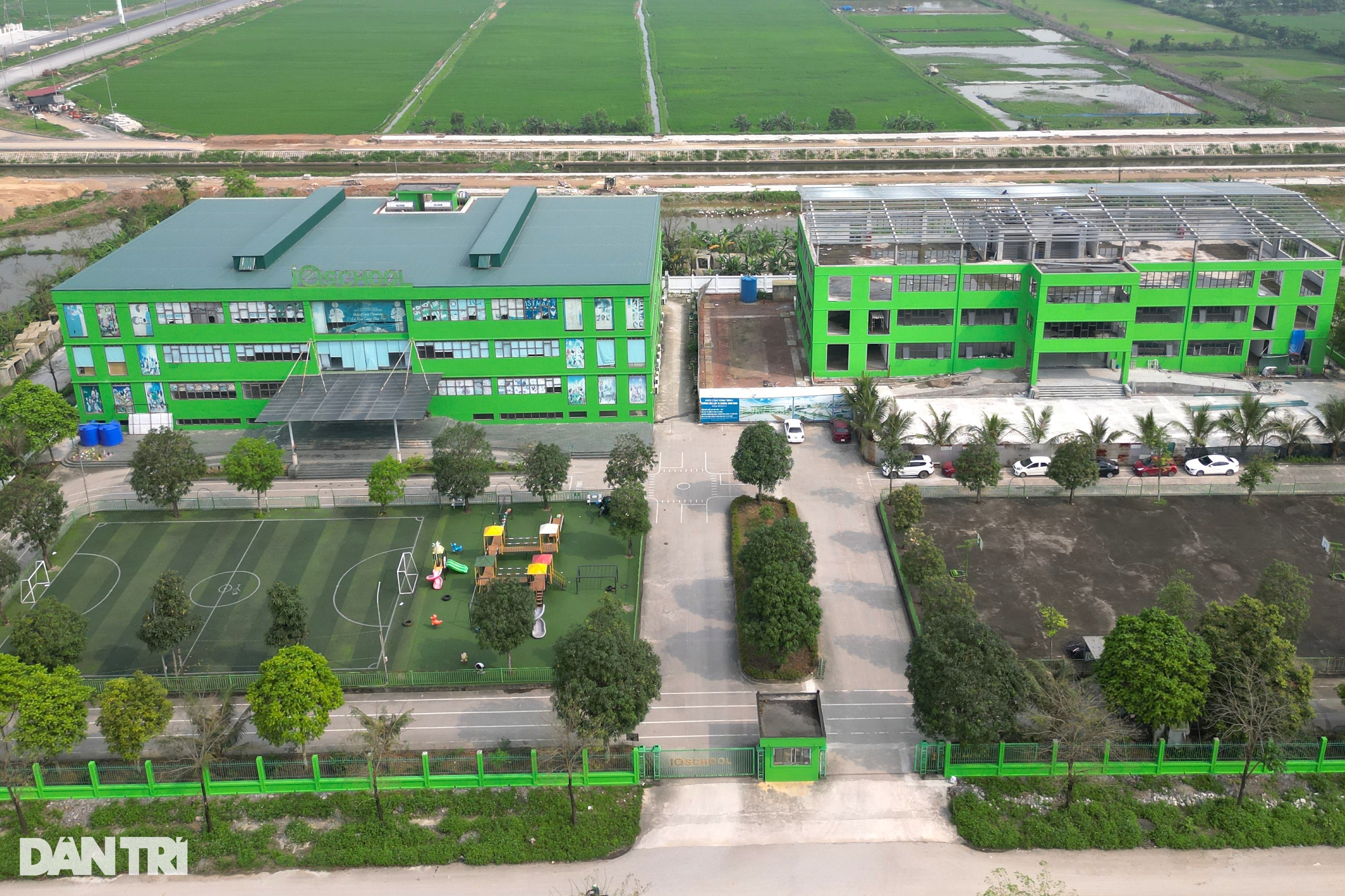 Trường liên cấp quốc tế IQ Schoool Ninh Bình đào tạo "chui" cấp THCS trong nhiều tháng (Ảnh: Thái Bá).