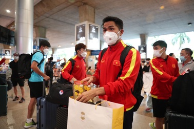U23 Việt Nam về đến TPHCM sau hành trình tại giải U23 châu Á