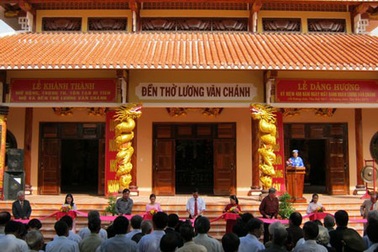 Tưởng niệm 400 năm ngày mất danh nhân - Thành hoàng Lương Văn Chánh