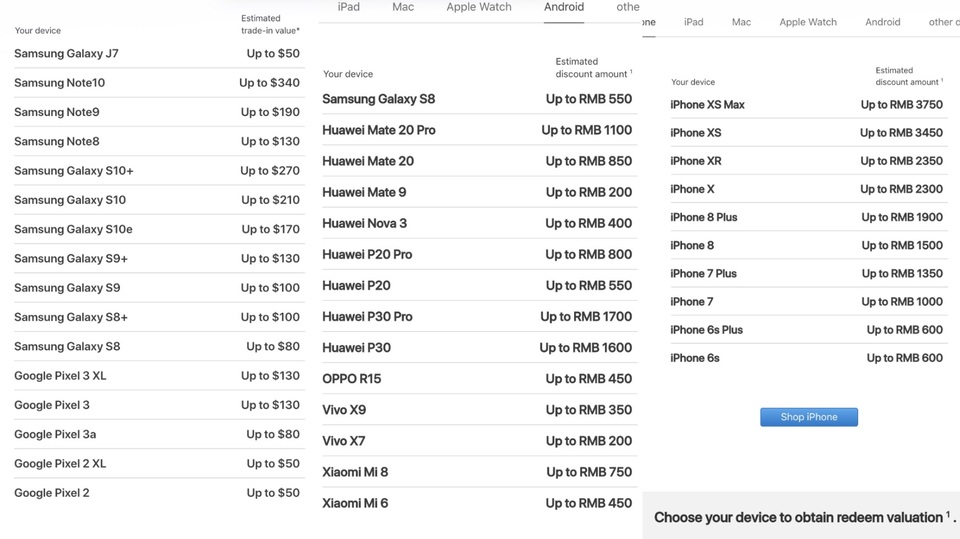 Apple cho đổi điện thoại Android lấy iPhone mới - 2 Apple cho đổi điện thoại Android lấy iPhone mới - 2