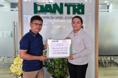 Bạn đọc Dân trí giúp bé Hoàng Anh gần 132 triệu đồng