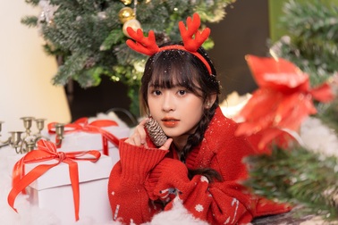 "Nàng thơ" Bắc Ninh đẹp ngọt ngào đón Giáng sinh sớm