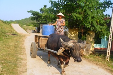 Xã khát bên cạnh sông Chu   