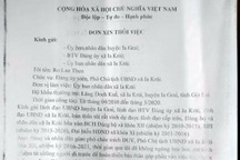 Bị tố nợ tiền không trả, phó chủ tịch xã nộp đơn xin nghỉ việc