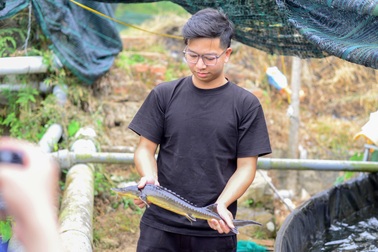 Làng tỷ phú cá tầm hoang mang vì suối cạn