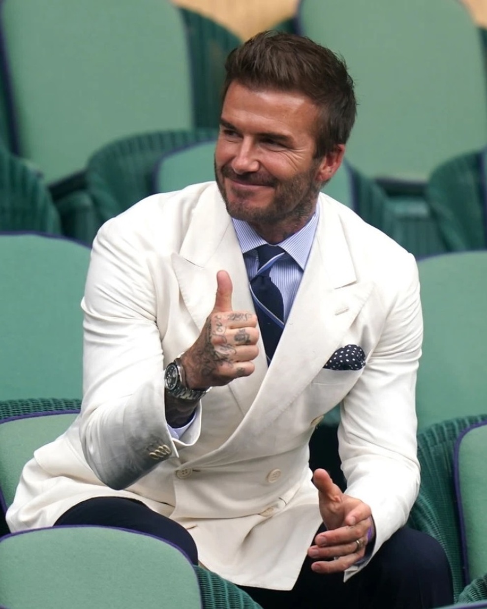David Beckham tự hào vì cô con gái út Harper - 2 David Beckham tự hào vì cô con gái út Harper - 2