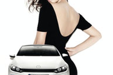 Siêu mẫu quảng cáo xe VW Sirocco