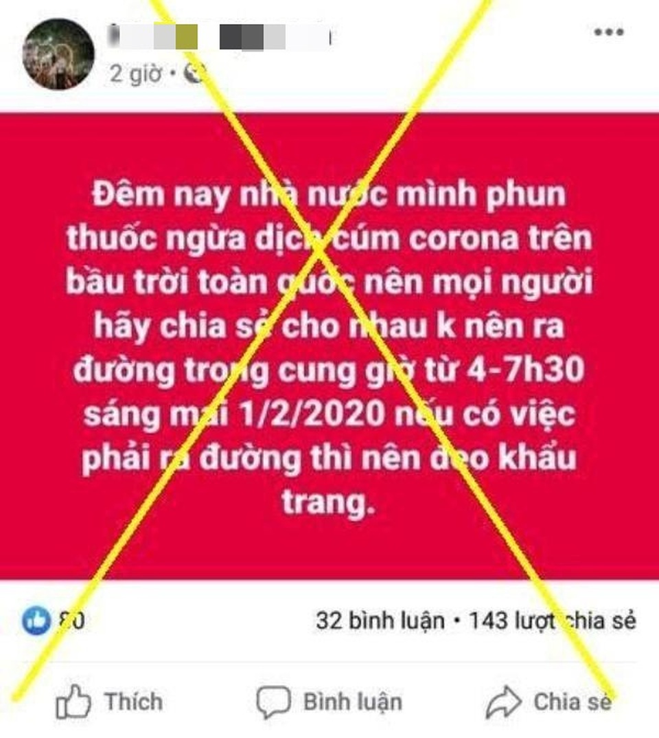 Triệu tập đối tượng đăng tải thông tin sai sự thật về virus Corona - 3 Triệu tập đối tượng đăng tải thông tin sai sự thật về virus Corona - 3