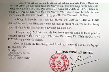 Hà Nội: Xem xét xử lý Đội trưởng Công an huyện quan hệ bất chính